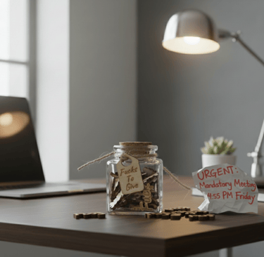 Funny Jar of fucks office gift