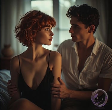 Claudie e Rudy nella storia erotica illustrata Il Mio Unico Errore Dell'Estate di Ophelio, nsfw +18