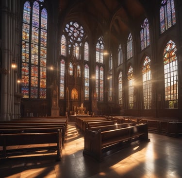 A smiling volunteer handing out resource brochures to attendees at a welcoming meeting space filled with light.