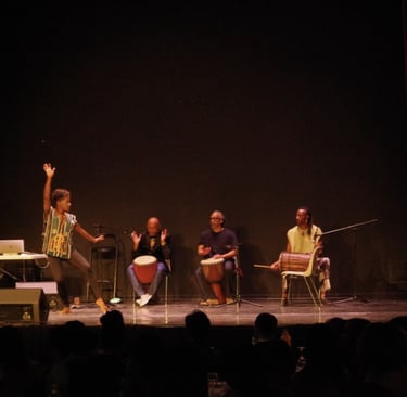 Démonstration arts martiaux collectif UBUNTU Gala étudiants Afrique FEAC 2026