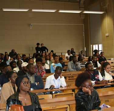 Public conférence AFRICANA étudiants Afrique amphithéâtre Sorbonn