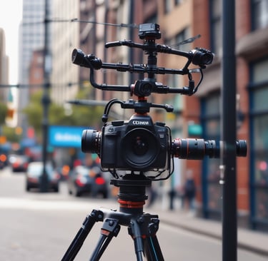 A dynamic team collaborating over futuristic digital marketing dashboards glowing on dark screens.