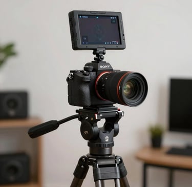 A private photo session setup with soft lighting and a relaxed atmosphere.