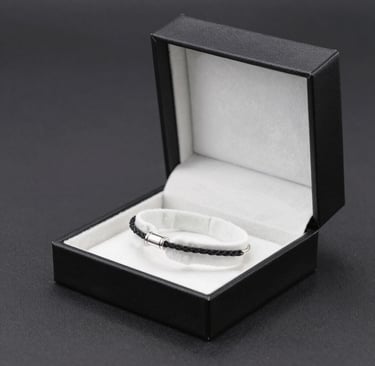 woman wearing black crew-neck shirt