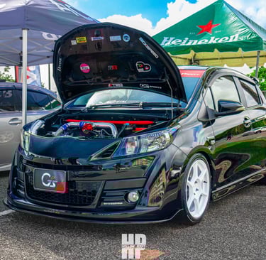 black supercharged vitz gs