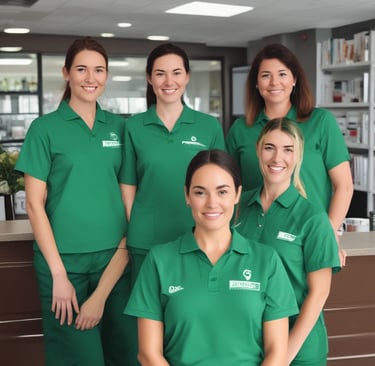 A support worker from Eden Prime Care smiling warmly against a clean white background.