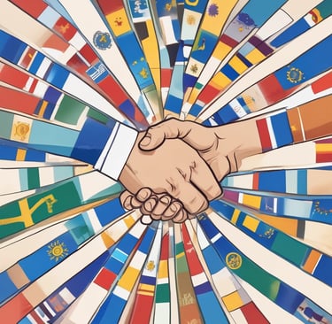 black blue and yellow textile