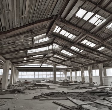 a man riding a skateboard down the side of a ramp