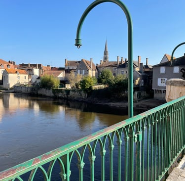 The old bridge in Montmorillon