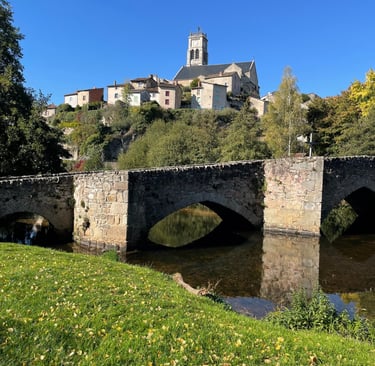 The old bridge in Bellac