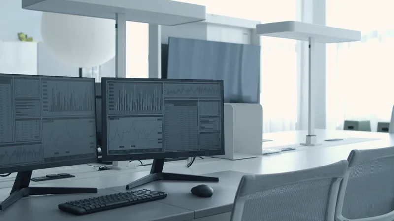 Modern office workspace representing scalable digital learning environments