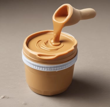 red and black beads on white ceramic plate