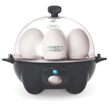 DASH Rapid Egg Cooker — quick egg cooker for hard-boiled, soft-boiled, and omelets