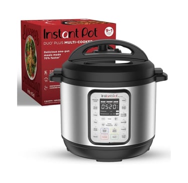 Instant Pot Duo Evo Plus — multi-function smart pressure cooker for quick meals