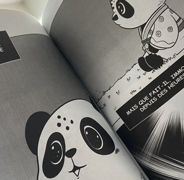 Image d'une BD manga sans violence