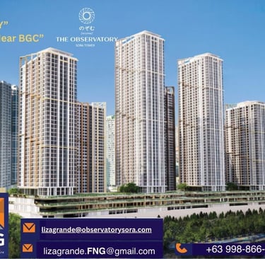 75k Reservation Japanese Living near BGC The Observatory Sora Tower Mandaluyong
