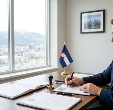 Mobile Notary Public Colorado Springs and Monument