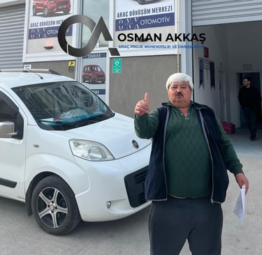 fiorino otomobile dönüşüm kamyonetten otomobile çevirme osman akkaş onx grup otomotiv