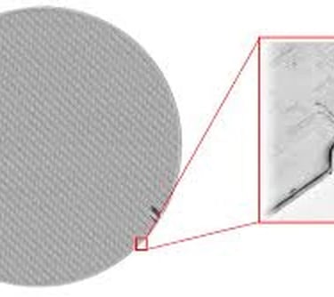 Crystalline defect on semiconductor wafer during inspection
