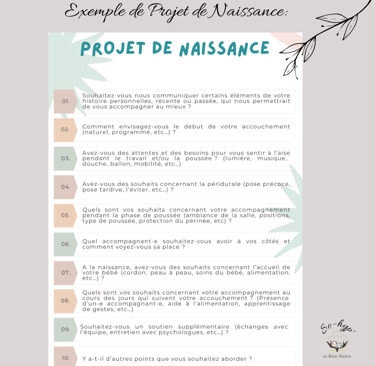 projet de naissance