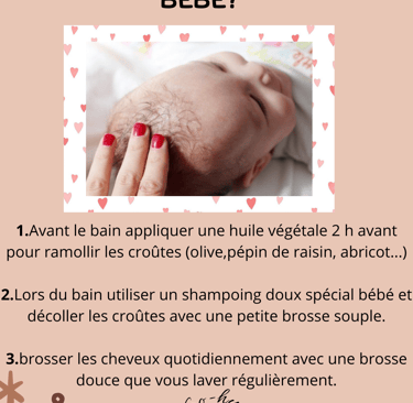 soin bébé croûtes de lait