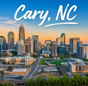 Cary city NC auto glass repair work