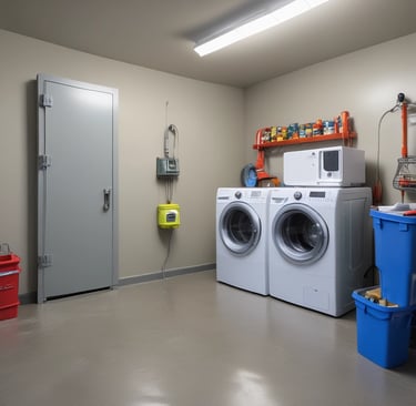Close-up of a termite inspection with a flashlight highlighting wood damage.