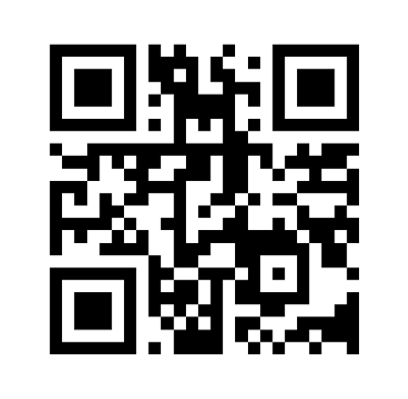 a qr coder with a black and white background