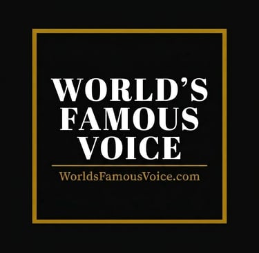 Book Directly: WorldsFamousVoice.com