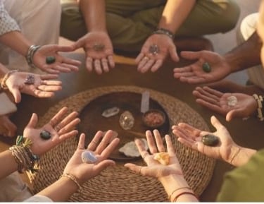 classe de yoga - respiration - groupe