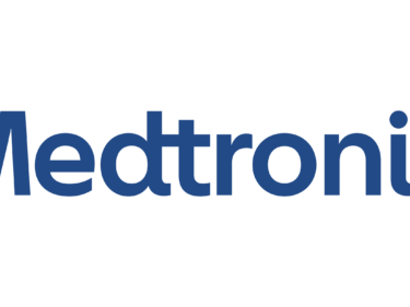 Official Medtronic logo featuring blue sans-serif typography for the medical technology company.
