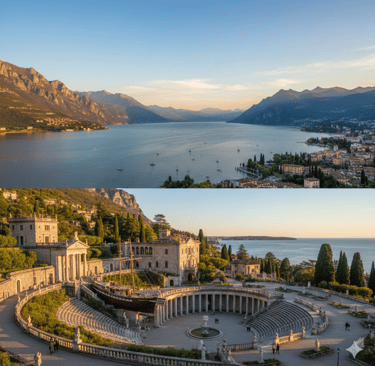 Lago di Garda e Vittoriale degli Italiani di Gardone Riviera