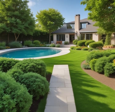 A beautifully renovated living room showcasing modern interior design.