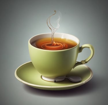 water drop on ground