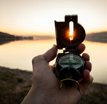 navigation with compass