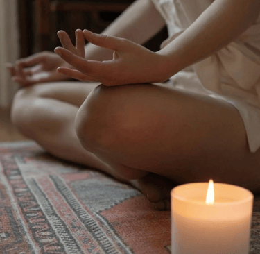 Posicion de Loto anclado en el ahora