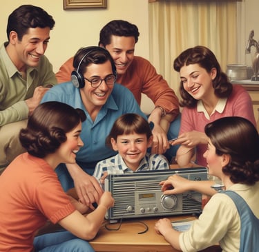 Listeners tuning in from different parts of Panama, smiling and engaged.