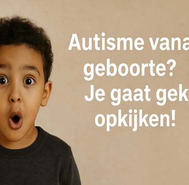 a young boy with a surprised expression on his face