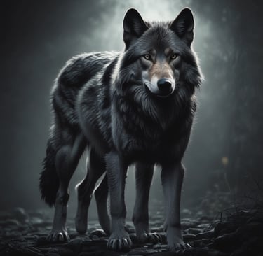 Close-up photo of a focused young man writing notes in a dimly lit room with dark gray walls.