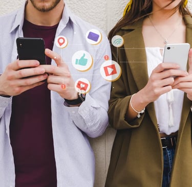 Fotograía creativa llavoretes social media para creación de contenido