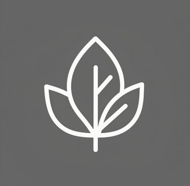 Minimalist white line art illustration of a human brain icon on a solid gray background.