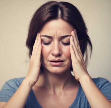 cooling migraine relief cap worn for medication-free headache relief