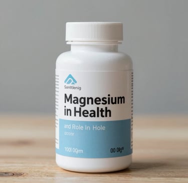 A close up of a pill bottle on a blue surface