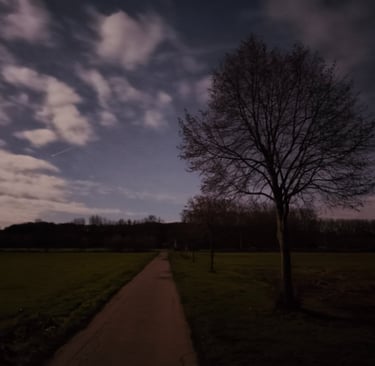 Dämmerung Achtsamkeit auf die Reise