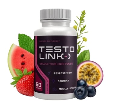 TestoLink con 60 capsule. Indicato per aumentare il testosterone, la forza e la salute muscolare