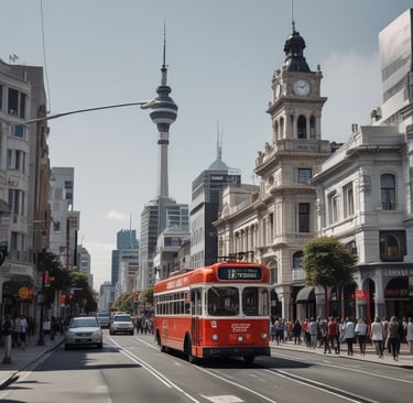 A map highlighting Europe, Australia, New Zealand, USA, and Canada with travel icons.