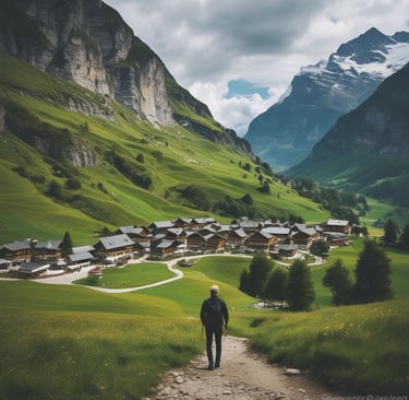 A happy client holding their approved visa document with a bright smile.