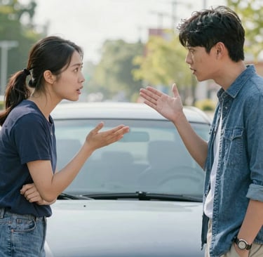 photo of white staircase