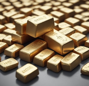 Close-up of a craftsman’s hands carefully shaping a piece of artisanal gold jewelry under warm light.