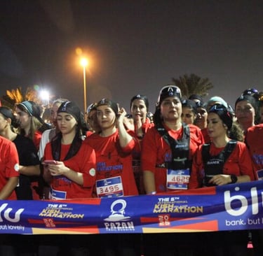 Photo: ISNA Women in Iran's Kish Island partake in a marathon on December 5, 2025